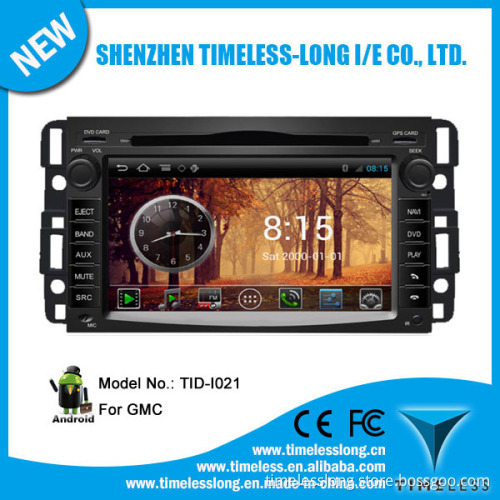Android System 2 DIN Car DVD for Gmc with GPS iPod DVR Digital TV Box Bt Radio 3G/WiFi (TID-I021)